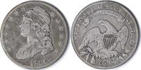 US Half Dollar 1836 Bust Silver Half Dollar Lettered Edge F Uncertified #208 None -