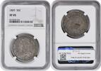 US Half Dollar 1809 Bust Silver Half Dollar EF45 NGC None -