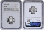 US Dime 1940 Mercury Silver Dime PR67 NGC None -