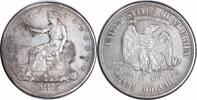 US Dollar 1875-S Trade Silver Dollar EF Uncertified #214 None -