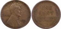 US Cent 1921-S Lincoln Cent VF Uncertified None -