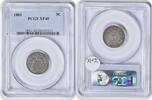 US Nickel 1881 Shield Nickel EF40 PCGS None -