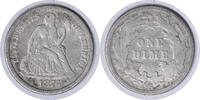 US Dime 1876-CC Liberty Seated Silver Dime Type 2 Rev FS-901 VG Uncertified #850 None -