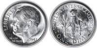 US Dime 1947-S/D Roosevelt Silver Dime OMM 2 FS-502 MS64 Uncertified #851 None -