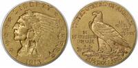 US Two and a Half Dollar 1913 $2.50 Gold Indian AU58 Uncertified #317 None -
