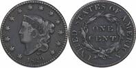 US Cent 1829 Large Cent VF Uncertified #303 None -