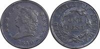 US Cent 1810 Large Cent EF Uncertified #255 None -