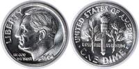 US Dime 1964 Roosevelt Dime DDO 2-O-V PRF67 Uncertified None -