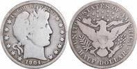 US Half Dollar 1904-O Barber Silver Half Dollar G+ Uncertified None -