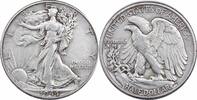 US Half Dollar 1944 Walking Liberty Silver Half Dollar EF Uncertified None -