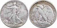 US Half Dollar 1941 Walking Liberty Silver Half Dollar EF Uncertified None -