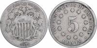 US Nickel 1876 Shield Nickel VG Uncertified None -