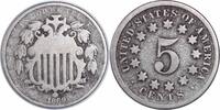 US Nickel 1869 Shield Nickel VG Uncertified None -