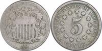 US Nickel 1872 Shield Nickel G Uncertified None -