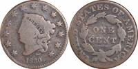 US Cent 1830 Large Cent G Uncertified None -
