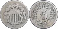 US Nickel 1869 Shield Nickel G Uncertified None -