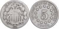 US Nickel 1872 Shield Nickel VG Uncertified None -