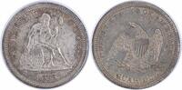 US Quarter 1865 Liberty Seated Silver Quarter AU Uncertified #1147 None -