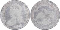 US Half Dollar 1827 Bust Half Dollar Square Base 2 VG Uncertified None -