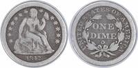 US Dime 1842-O Liberty Seated Silver Dime VG Uncertified None -