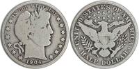 US Half Dollar 1904-O Barber Silver Half Dollar VG Uncertified None -