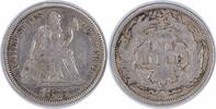 US Dime 1875 Liberty Seated Silver Dime Choice EF Uncertified None -