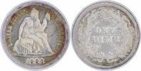 US Dime 1888 Liberty Seated Silver Dime F Uncertified None -