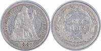US Dime 1887-S Liberty Seated Silver Dime F Uncertified None -