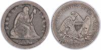 US Quarter 1856 Liberty Seated Quarter VF Uncertified None -