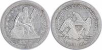 US Quarter 1857 Liberty Seated Quarter Choice VF Uncertified None -