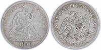 US Half Dollar 1858-O Liberty Seated Silver Half Dollar VG Uncertified None -