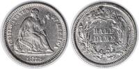 US Half Dime 1872 Liberty Seated Silver Half Dime DDO FS-101 EF Uncertified #1044 None -