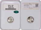 US Dime 1942-D Mercury Silver Dime MS67FB NGC (CAC) CAC -