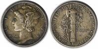 US Dime 1926-S Mercury Silver Dime EF Uncertified #328 None -