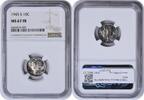 US Dime 1945-S Mercury Silver Dime MS67FB NGC None -