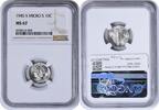 US Dime 1945-S Mercury Silver Dime Micro S MS67 NGC None -