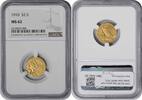 US Two and a Half Dollar 1910 $2.50 Gold Indian MS62 NGC None -
