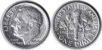 US Dime 1964-D Roosevelt Silver Dime DDR FS-801 AU Uncertified None -