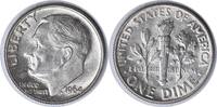 US Dime 1964-D Roosevelt Silver Dime DDR FS-801 Choice AU Uncertified None -