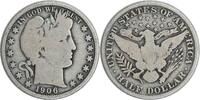 US Half Dollar 1906 Barber Silver Half Dollar VG Uncertified None -