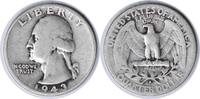 US Quarter 1943-S Washington Quarter DDO FS-101 G Uncertified None -