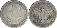 US Half Dollar 1908-D Barber Silver Half Dollar F Uncertified None -