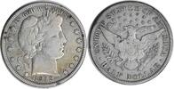US Half Dollar 1912 Barber Silver Half Dollar F Uncertified None -