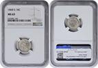 US Dime 1868-S Liberty Seated Silver Dime MS63 NGC None -