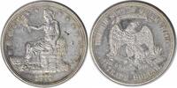 US Dollar 1877-S Trade Silver Dollar EF Uncertified #1152 None -