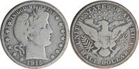 US Half Dollar 1915-D Barber Silver Half Dollar Choice VG Uncertified None -