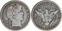 US Half Dollar 1915-D Barber Silver Half Dollar F Uncertified None -