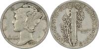 US Dime 1923 Mercury Silver Dime VF Uncertified None -