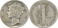US Dime 1923 Mercury Silver Dime EF Uncertified None -