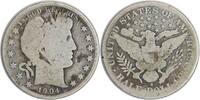 US Half Dollar 1904-S Barber Silver Half Dollar AG Uncertified None -